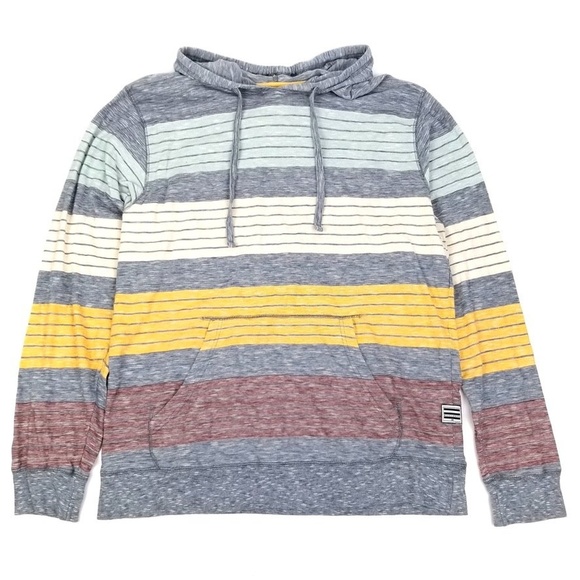 Billabong Other - Billabong Coastal Striped Beach Hoodie